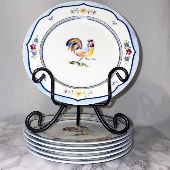 Vintage Coventry Genevieve Salad Plates- set of 6 - Picture 1 of 6